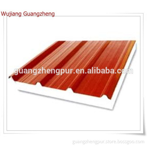 high quality corrugated roof insulation steel sandwich panel